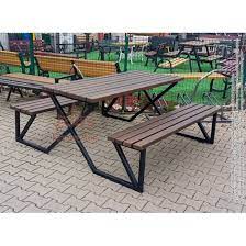 metal garden bench and table stuttgart
