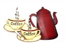 Metal Wall Art Coffee Pot And Cups