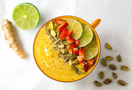 Tropical Turmeric Smoothie {Vegan} - The Wholesome Fork