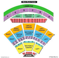 mann center seating charts views