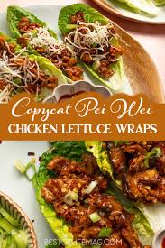 copycat pei wei en lettuce wraps
