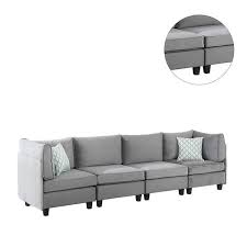 Modular Velvet Sofa