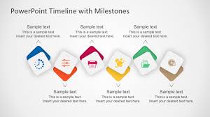 Free Milestone Shapes And Timeline Powerpoint