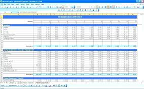 Monthly Expense Spreadsheet Template Excel L Spreadsheet For Bills