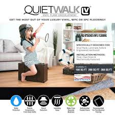 Quietwalk 200 Sq Ft X 66 Ft X 3 Ft X 1 4mm Acoustical And Vapor Barrier Underlayment For All Vinyl Plank Flooring