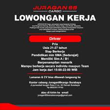 Share this page with friends to help more people learn about it. Lowongan Kerja Juragan 99 Cargo Di Surabaya 2019