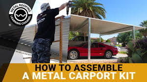 metal carport kit diy installation