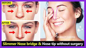 how to slimmer nose bridge get thinner