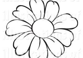 Flower Line Drawing Clip Art Free At Paintingvalley Com