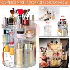 cosmetics makeup organizer 3d rotating 360