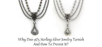 925 sterling silver jewelry tarnish