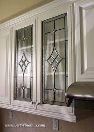 Leaded Glass Cabinet Doors
