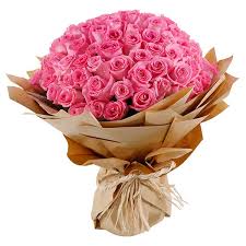 bouquet of 101 pink roses rose