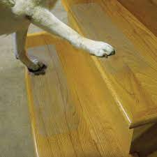 puppytreads help dogs up wood stairs