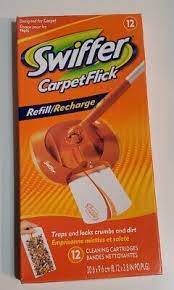 swiffer carpet flick refill pack of 12