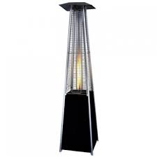 Black Pyramid Flame Tower Heater