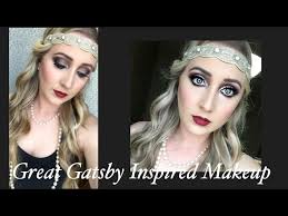 1920 s flapper inspired makeup tutorial
