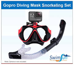 prescription snorkeling mask set gopro