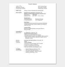Use it as a template to help generate ideas and structure your own cv but avoid copying and pasting. Internship Resume Template 18 Samples Examples