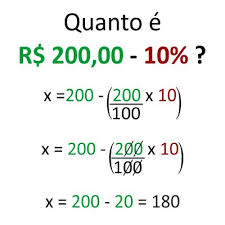 como calcular porcenem 10 exemplos