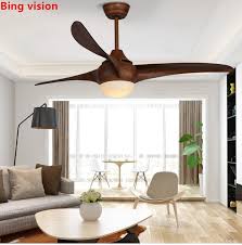 Nordic Brown Vintage Ceiling Fan With