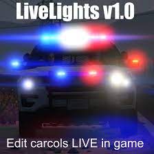 livelights live carcols siren editor