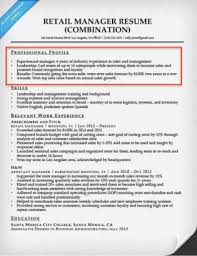 Resume Profile Examples Writing Guide Resume Companion