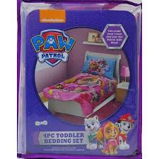 toddler bed set paw patrol bedding