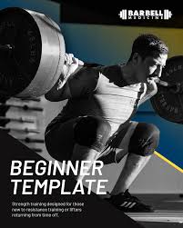 beginner strength training program pdf