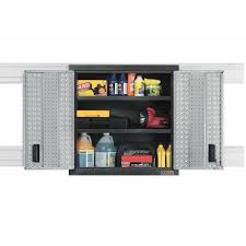2 Shelf Wall Mounted Garage Cabinet