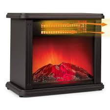 Comfort Zone Czfp20m Desktop Fireplace Heater Black