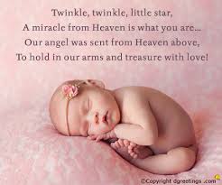 Twinkle Twinkle Little Star Birth Announcement Cards