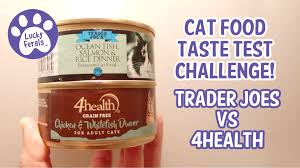Joe's looking out for us. Cat Food Taste Test Challenge Trader Joes Vs 4health Lucky Ferals