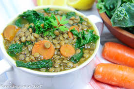 vegetarian crockpot lentil soup