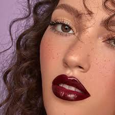 25 ways to wear the burgundy lipstick trend