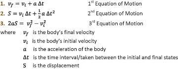 equation of motion