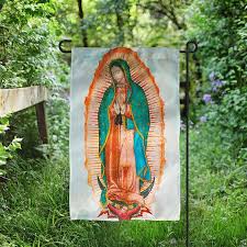 Our Lady Of Guadalupe Garden Flag