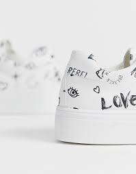 We're all about giving you the confidence to be whoever see actions taken by the people who manage and post content. Asos Design Day Light Chunky Flatform Logo Sneakers In White Asos