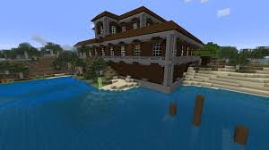 cool mansion and shipwreck minecraft