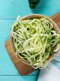 How do you get water out of Spiralized zucchini?