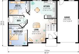 Compact Split Level Home Plan 2196dr