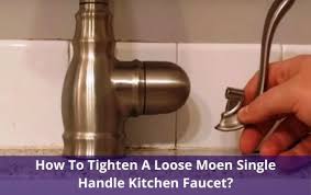 A flow restrictor and an aerator are sometimes combined, and you have to remove the aerator first. How To Tighten A Loose Moen Single Handle Kitchen Faucet 3 Amazing Steps