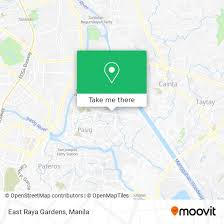 east raya gardens in pasig city by bus