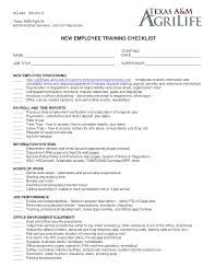 Free New Employee Training Checklist Templates At