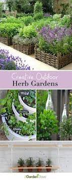 Creative Outdoor Herb Gardens Ideas