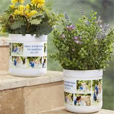personalized outdoor flower pot