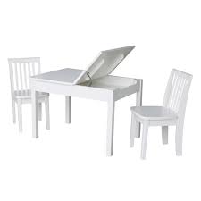 This is great for large families or if you're wanting extra room around the table for your. International Concepts 3 Piece White Child S Lift Top Storage Table Set K08 Jt2532l 263 2 The Home Depot