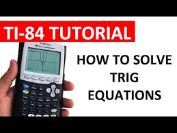 Solving Trig Equations On A Ti 84