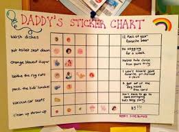Daddy Sticker Chart Haha Make Me Laugh Sticker Chart