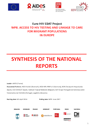 Pdf Euro Hiv Edat Project Wp8 Access To Hiv Testing And